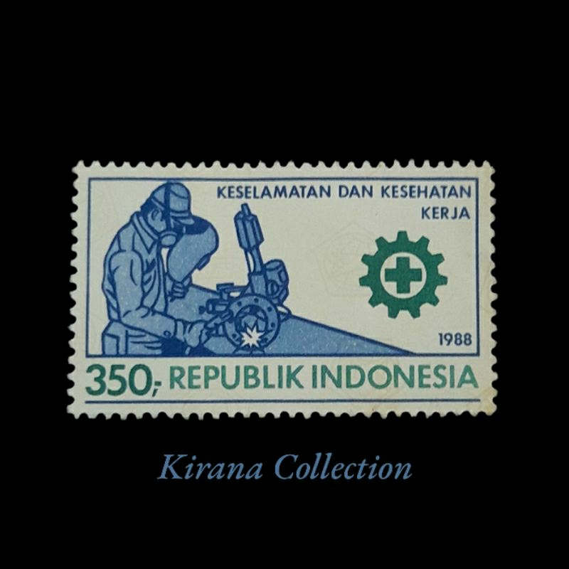 

LOT F348 KOLEKSI PRANGKO INDONESIA I-351 1V KESELAMATAN DAN KESEHATAN KERJA 1988