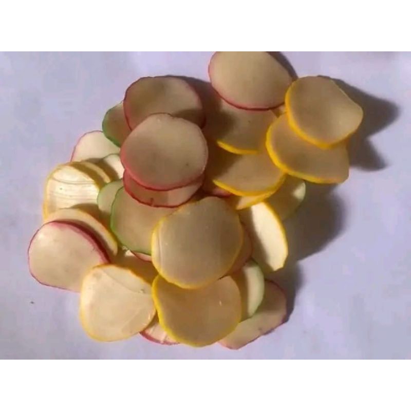 

krupuk bibir mini ecer