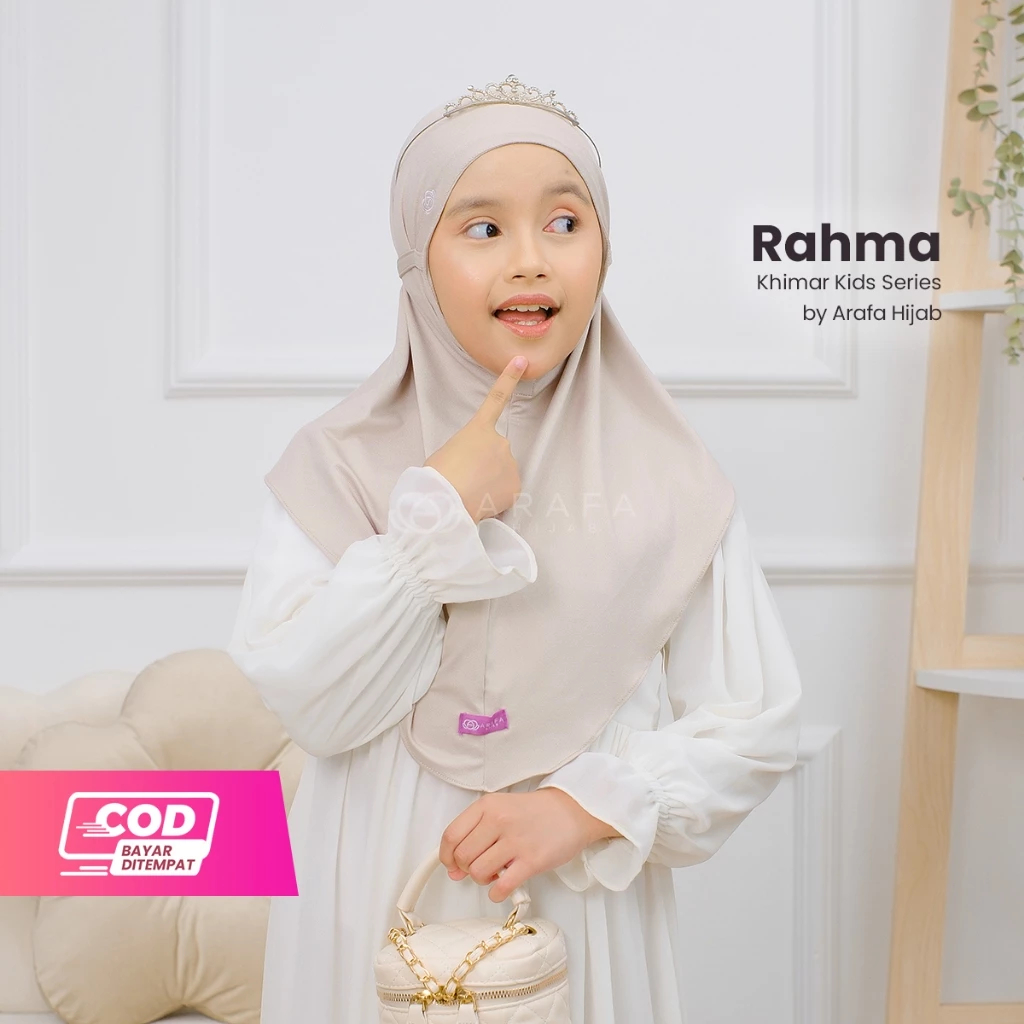 Arafa Hijab - Khimar Rahma | Hijab Anak Perempuan | Kerudung Kaos Premium