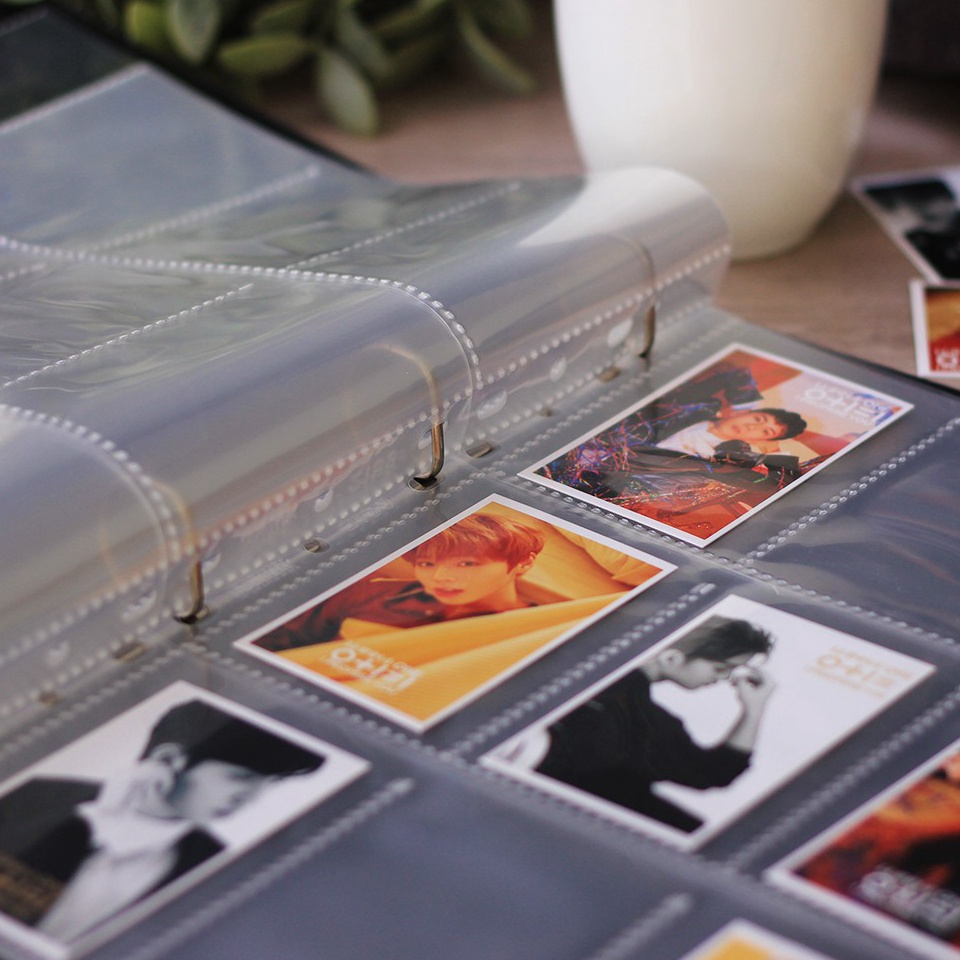 

KODE C89V Bantex Photocard Collector Pocket Sleeve A4 9P One Side 2159 8