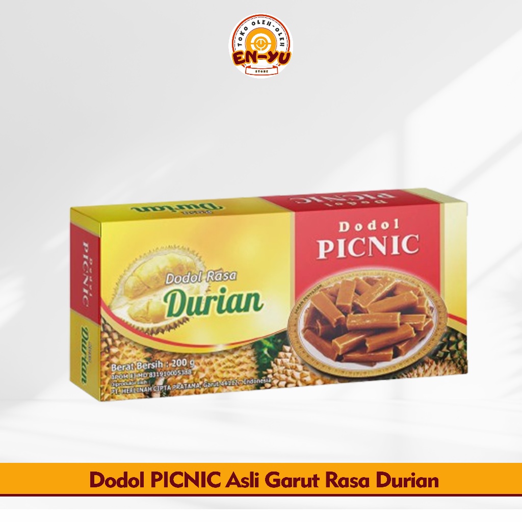 

Dodol Garut Asli PICNIC Original Rasa Durian Manis Legit Murah