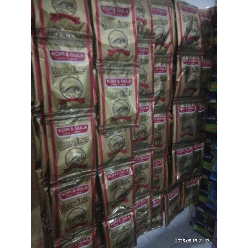 

kopi kiong mas + gula , 1 renceng isi 10 biji,Harga termurah dishopee