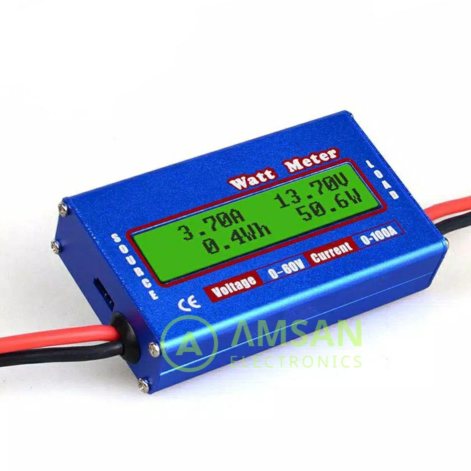 DC watt meter 6V 1A volt ampere rc watt meter Dc 6V 1A power analyzer KODE Q5P7