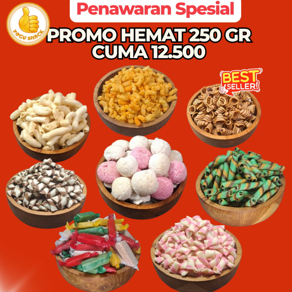 

camilan 250 hanya 12500