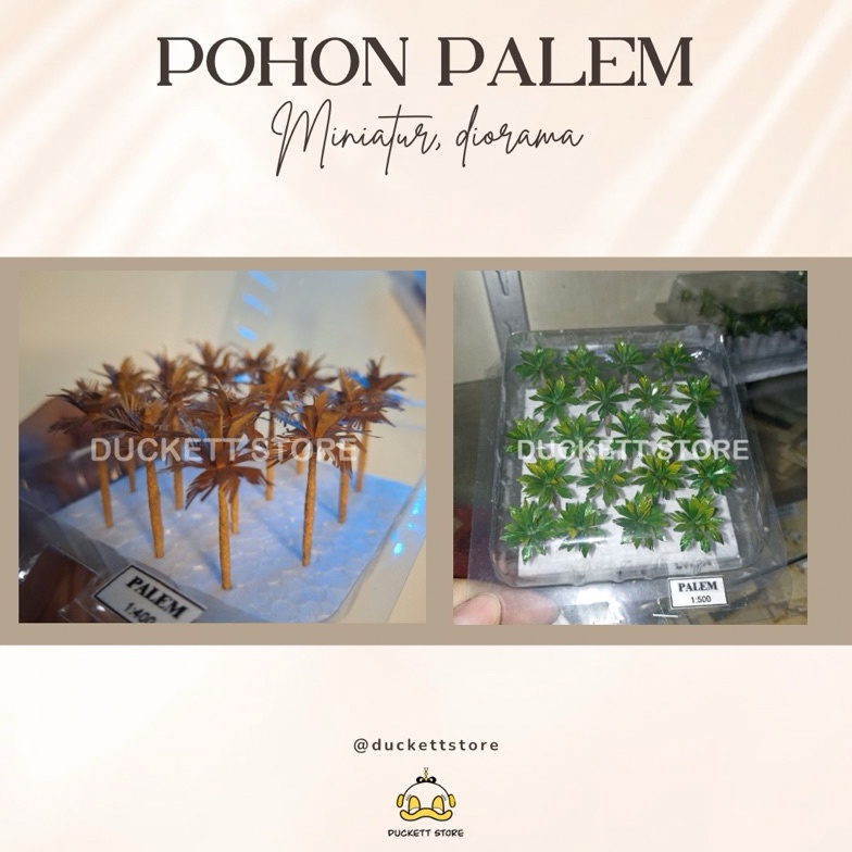 

KODE V77O Miniatur Maket Pohon Palem Monokrom Hijau