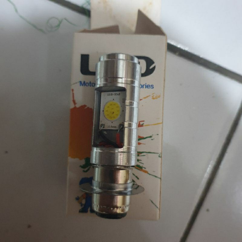 Bohlam Lampu Depan LED motor bebek 12V