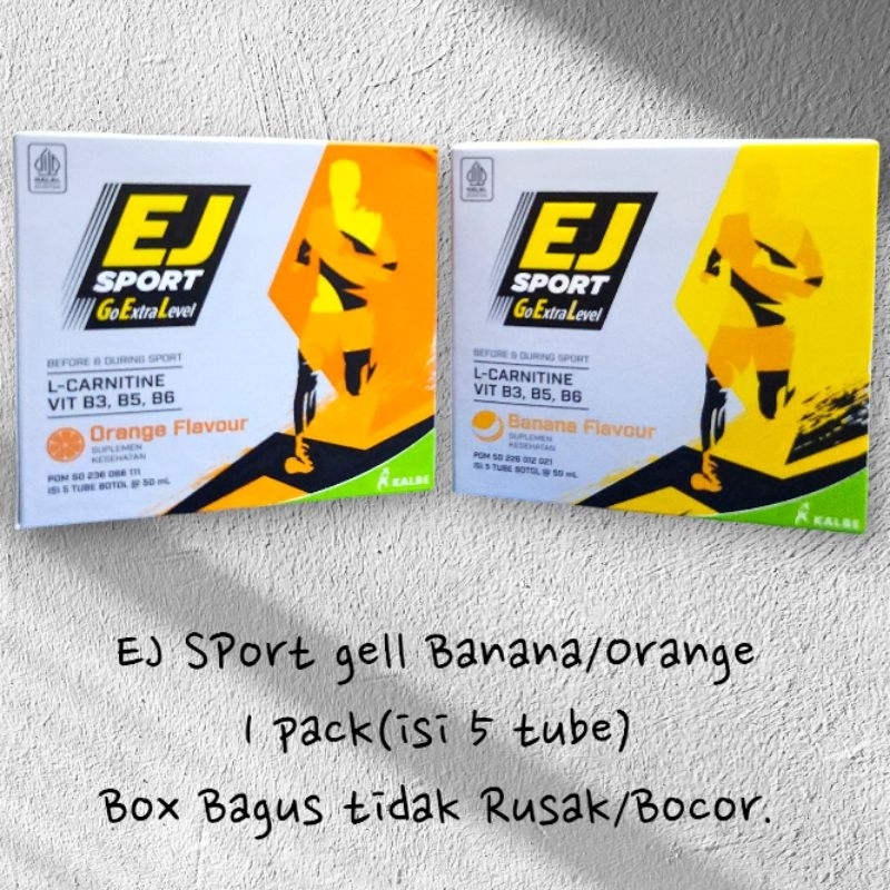 

XMASTER EJ EXTRAJOSS SPORT GEL RASA BANANA/ORANGE 5 BOTOL