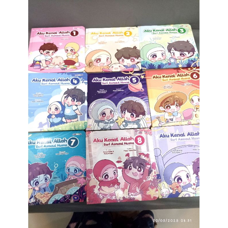 Boardbook AKASAH Asmaul Husna by Sakeena Buku halo Balita