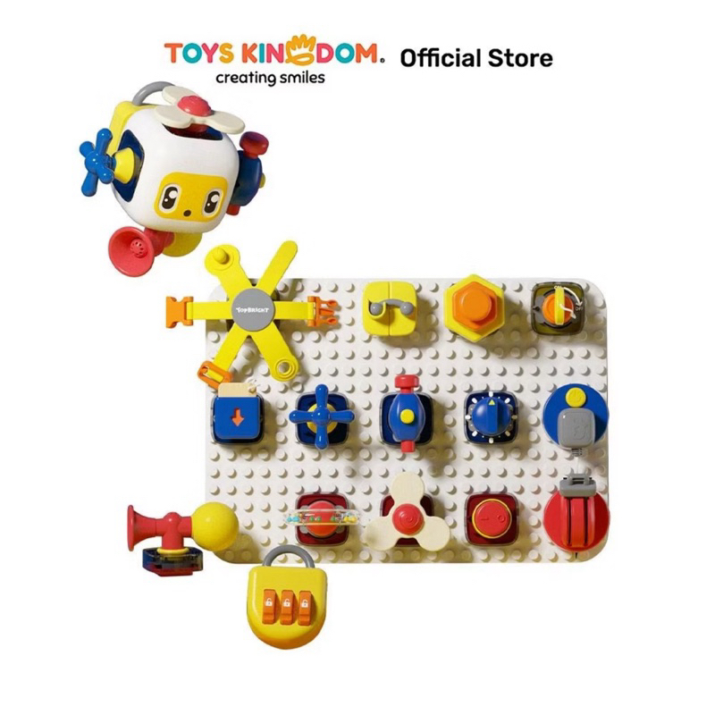 Toys Kingdom Top Bright Set Busy Board Deluxe 121062 Toys Kids Toy Kerajinan Anak Mainan Edukasi Men
