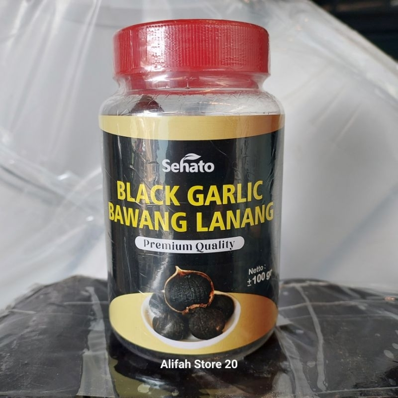 

Sehato Black Garlic Bawang Lanang Hitam Tunggal Kemasan 100gr