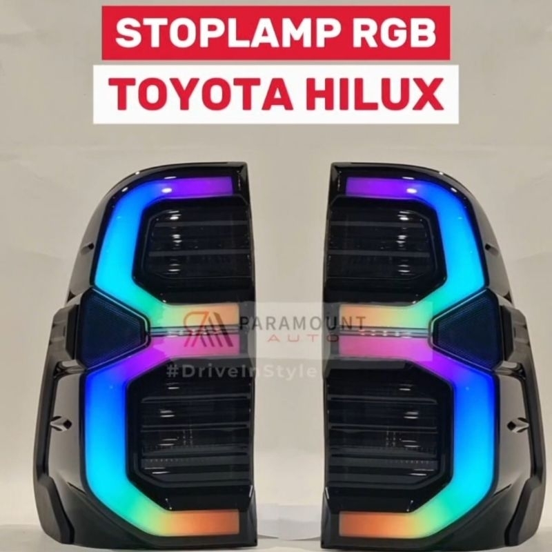 STOPLAMP HILUX REVO HILUX ROCCO 2015-2025 SMOKE RGB
