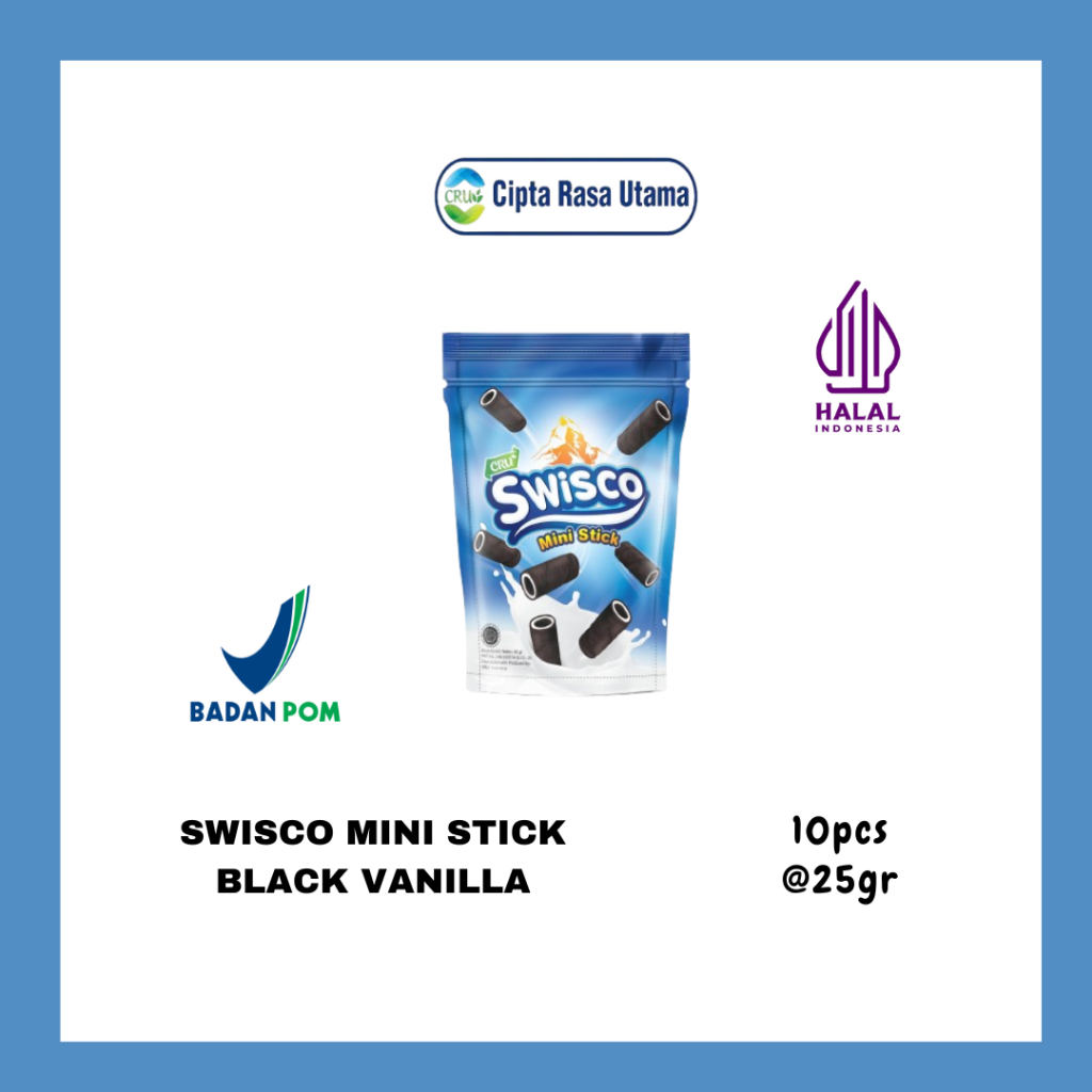 

Swisco Mini Stick Black Vanilla | 10pcs | 25gr/pcs