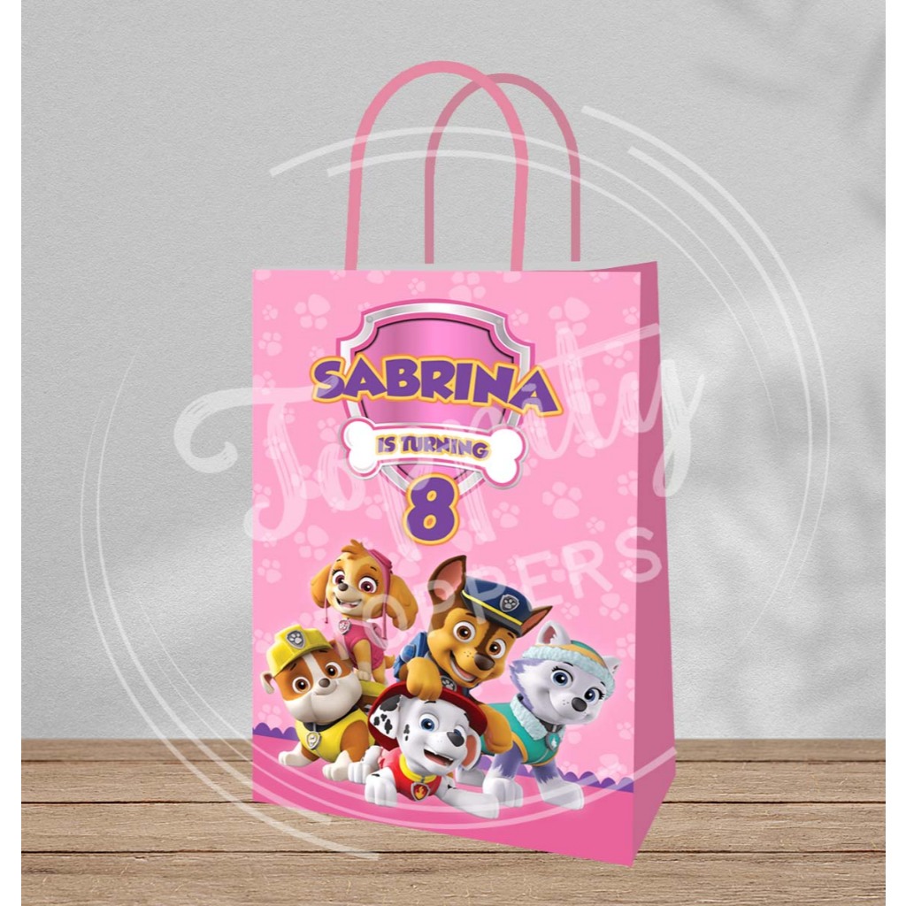 

Paperbag tas goodie bag Paw Patrol