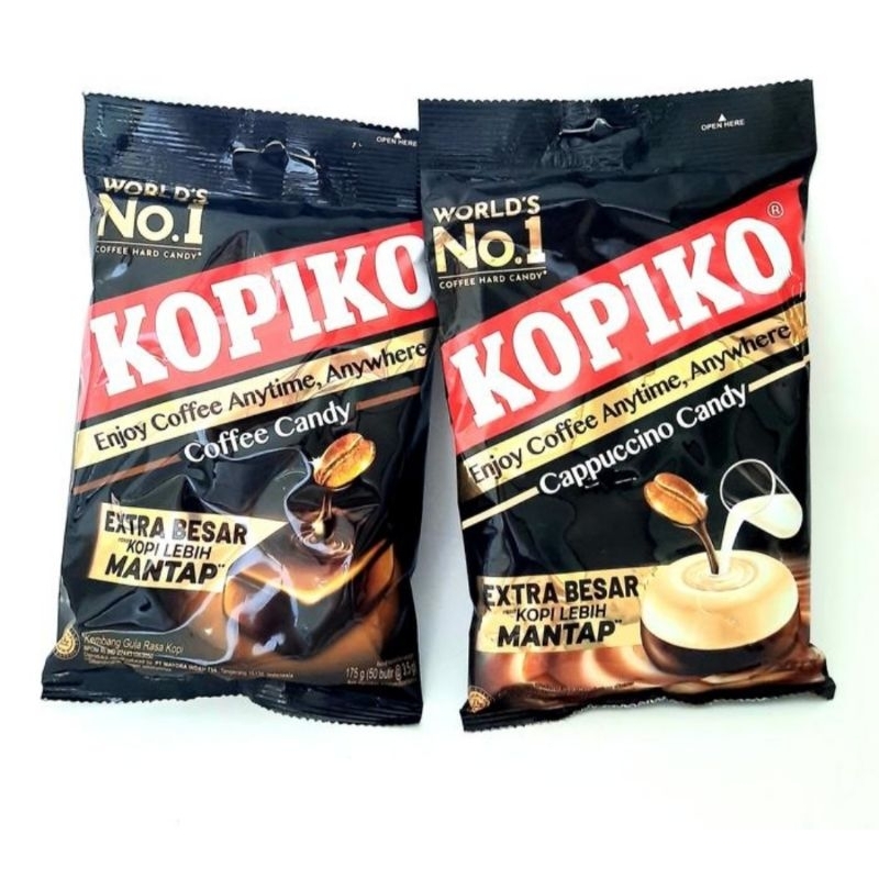 

Permen Kopiko 175g - Coffee ( 50 butir @ 3.5 g)