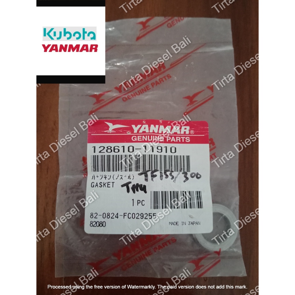 YANMAR GASKET NOZEL RING NOZEL TF 155/300 128610-11910 ORIGINAL