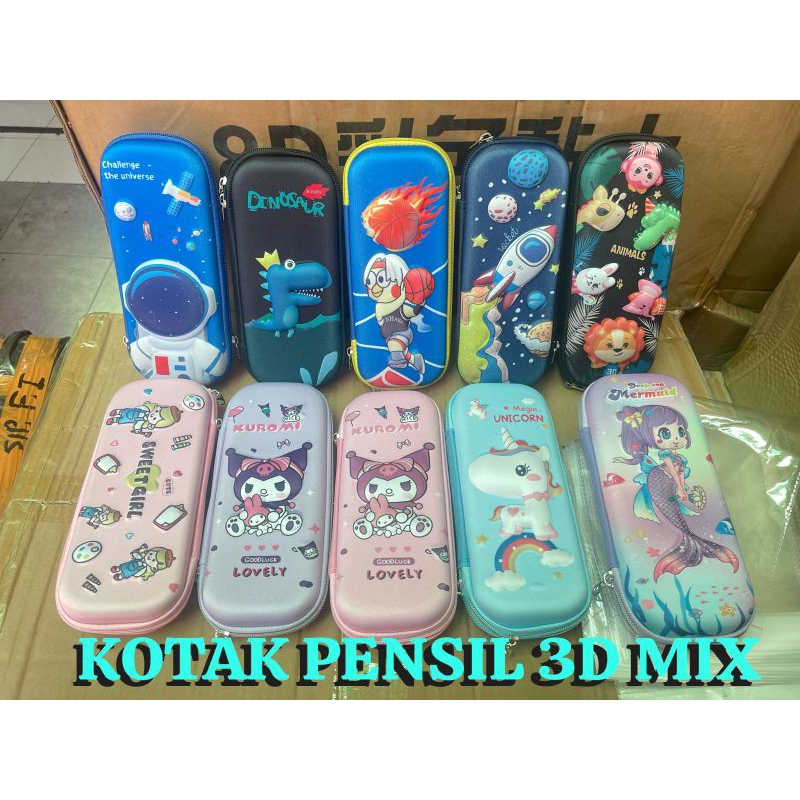 

TEMPAT PENSIL OVAL 3D