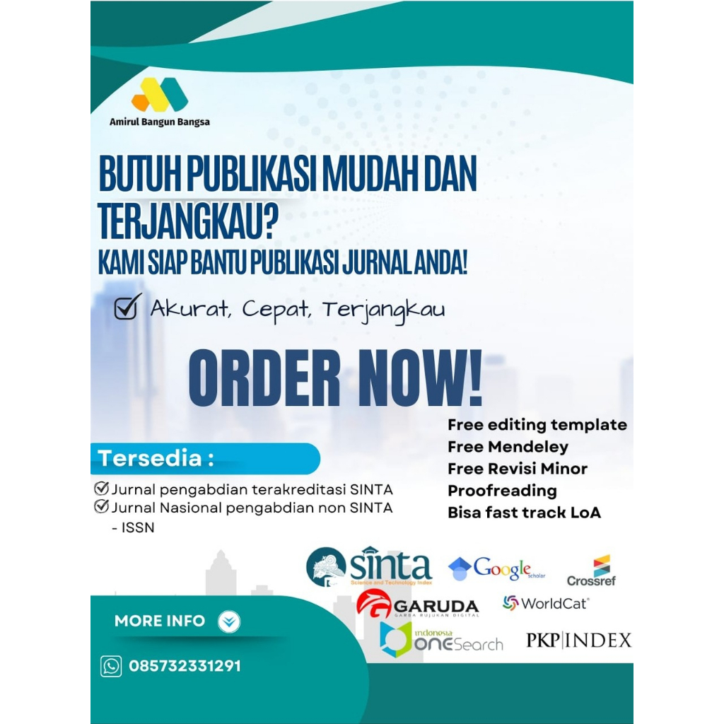 PUBLIKASI JURNAL ISSN | MULTIDISIPLIN | RESPON CEPAT