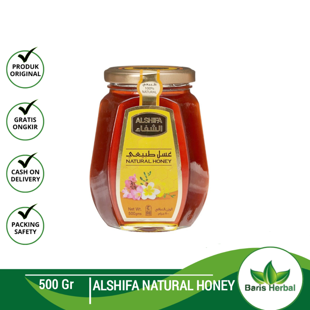 

Madu ALSHIFA Natural Honey 500 gr ORIGINAL | Madu Murni Al Shifa