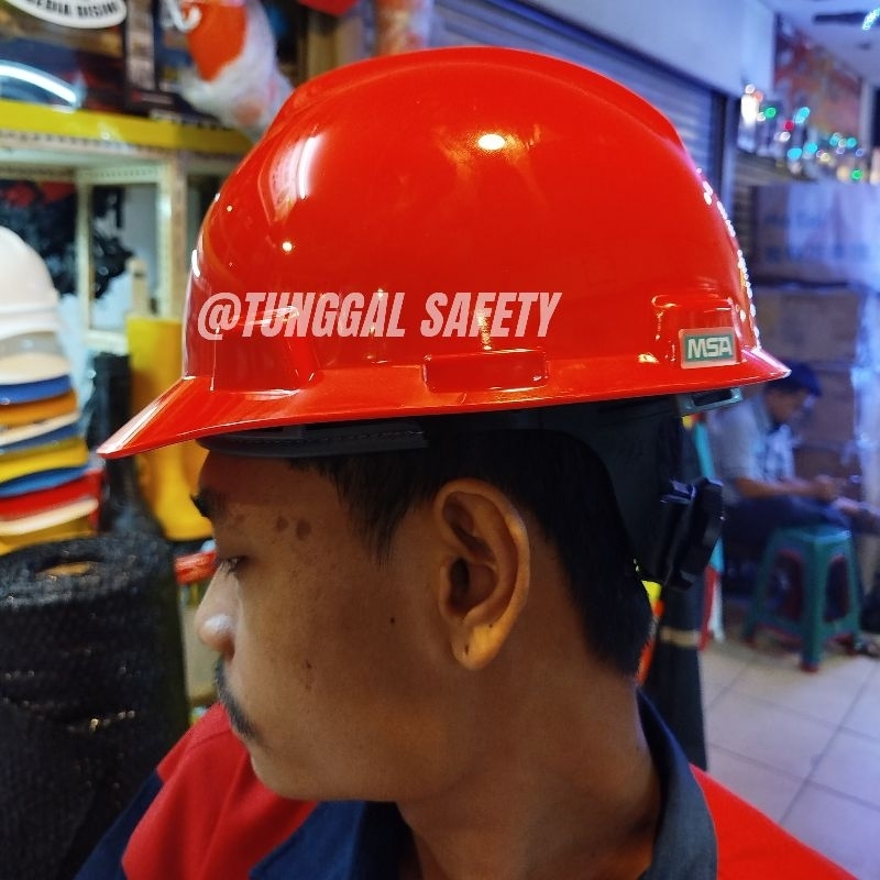 Helm safety MSA v-gard original - safety msa fastrack SNI - helm safety MSA v-gard fastrack original