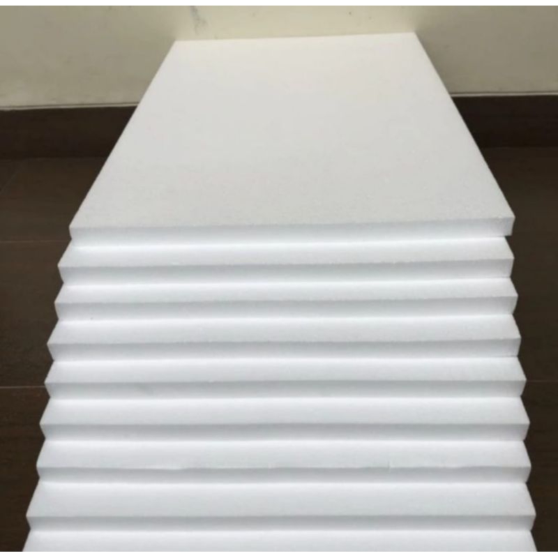 

D (D18) PAPAN STEROFORM GABUS LEMBARAN TEBAL 4 CM UKURAN 100 X 200 CM KUALITAS MEDIUM