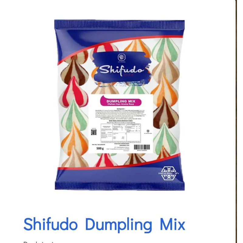 

Shifudo Dumpling Mix 500gr