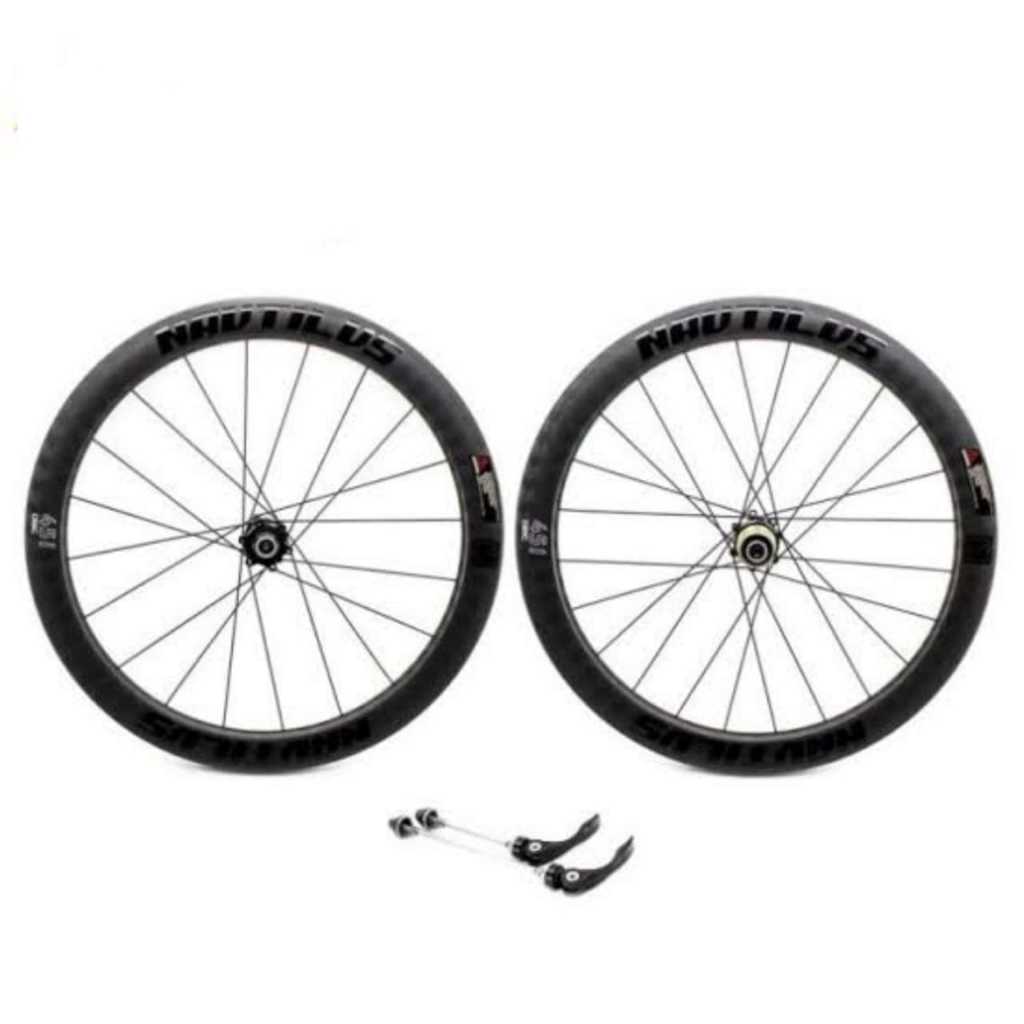 Nautilus Wheelset 20 - 451 Carbon Disc Brake Folding Bike Sepeda Lipat