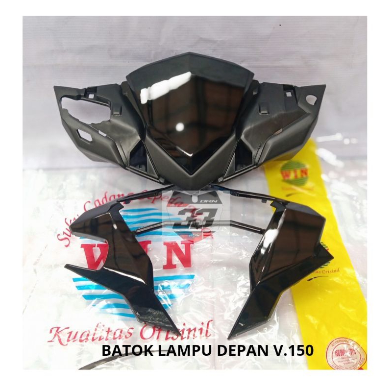 BATOK LAMPU DEPAN VARIO 150 HITAM  - WIN