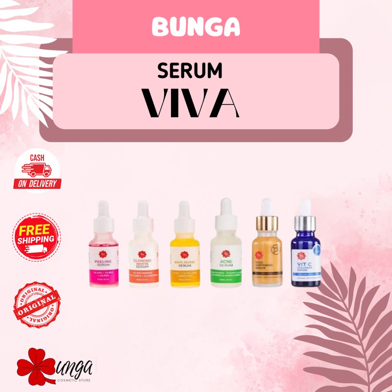 BUNGA - Viva Face Serum / Viva Peeling Serum / Viva Glowing Serum / Viva Acne Serum / Viva Anti Agin