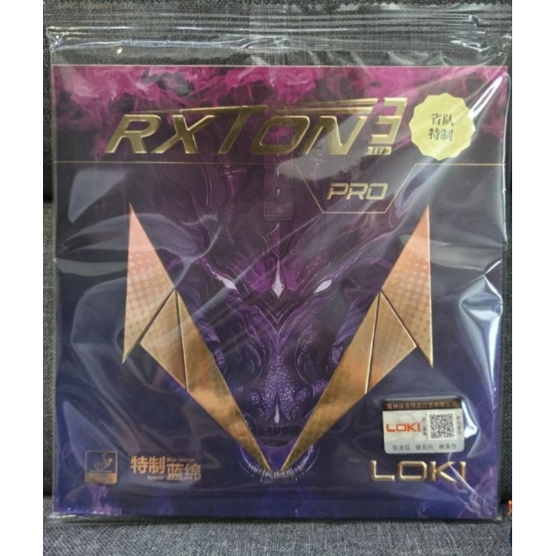 Karet Pingpong Loki Rxton 3 Pro Blue Sponge