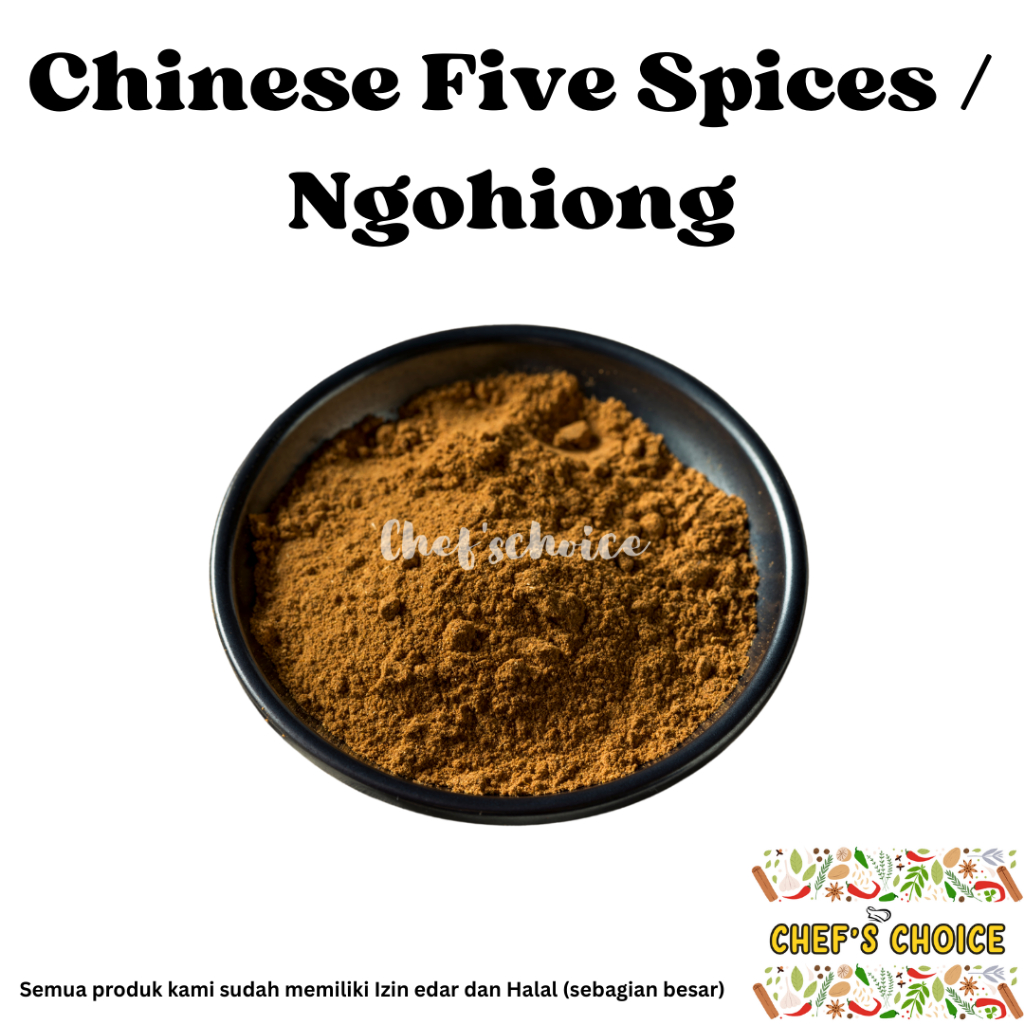 

Chinese Five Spices 500 GR / Ngohiong Bubuk 500 gr / Bumbu Ngohiong 500 gr