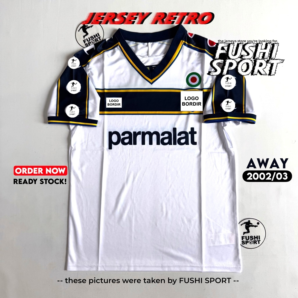 RETRO | Jersey Baju Bola Parma Away 2002 2003