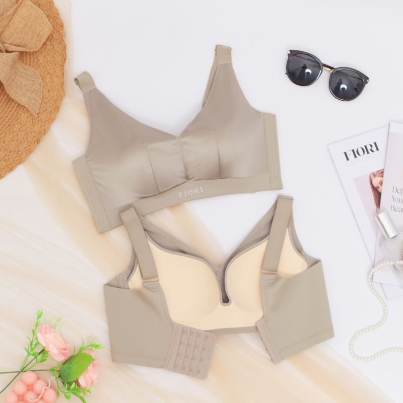Fiori - Brianna - Bra - BH Tanpa Kawat - Push Up Bra Premium Satin Spandex Fabric