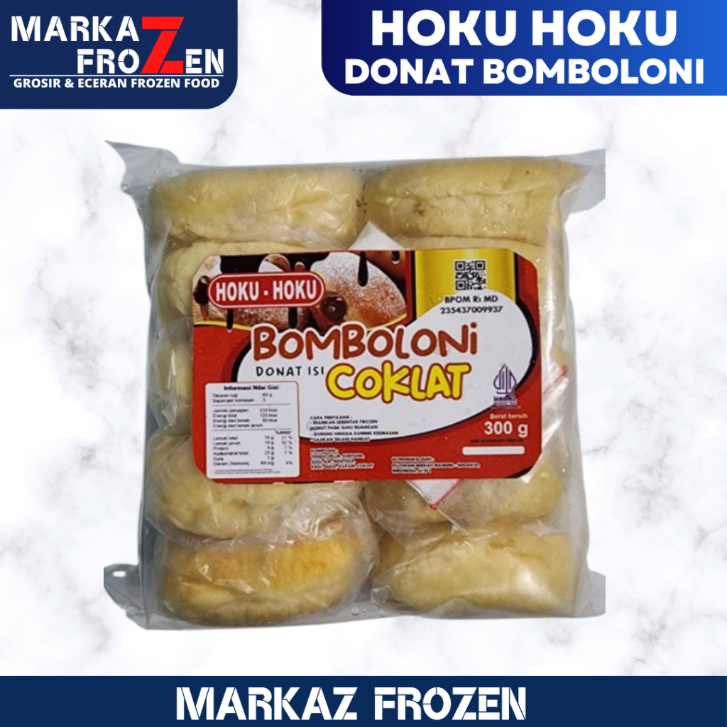 

HOKU HOKU DONAT BOMBOLONI COKLAT