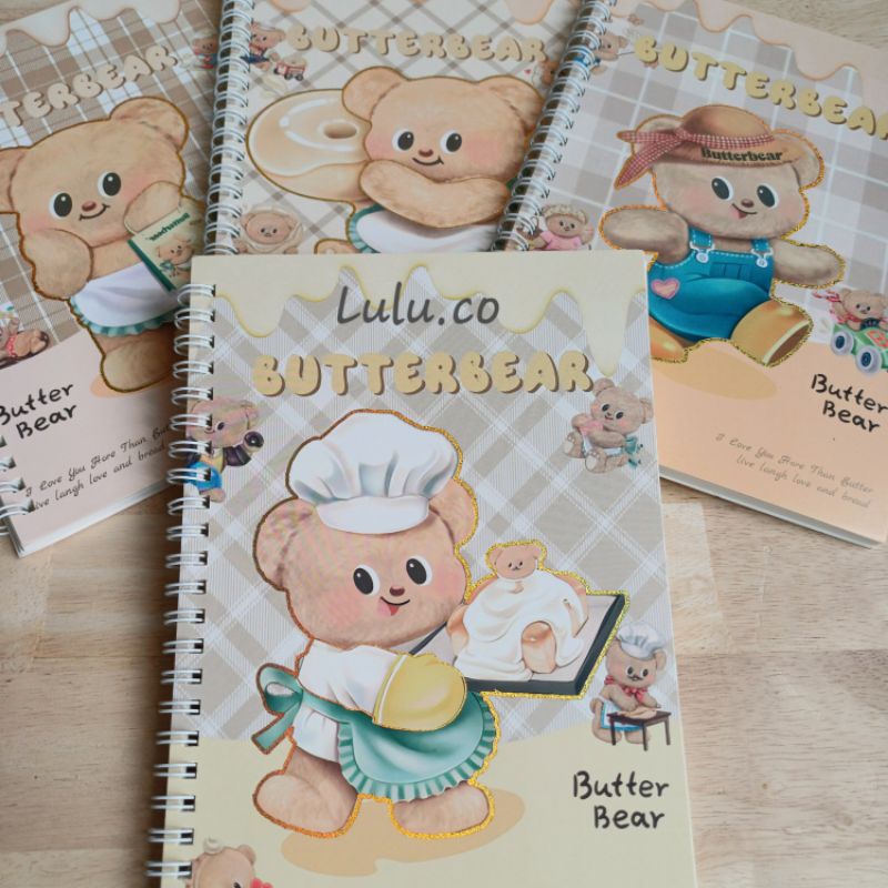

Buku tulis ring A5 BUTTER BEAR 8302