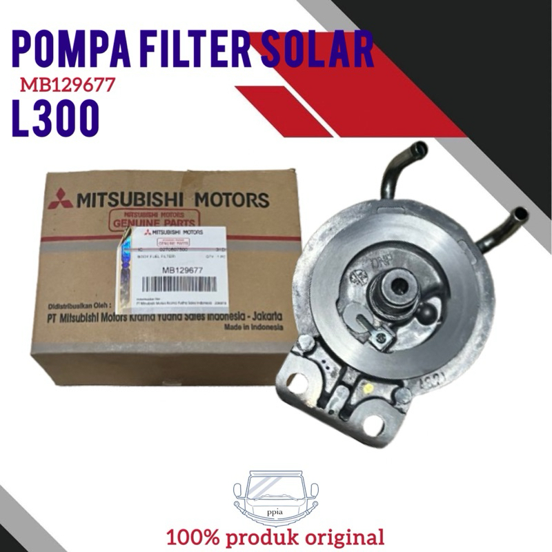 Pompa filter solar L300 diesel original MB129677 tutup filter solar L300 pompa filter solar original