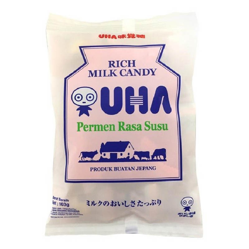 

UHA Rich milk candy 103g