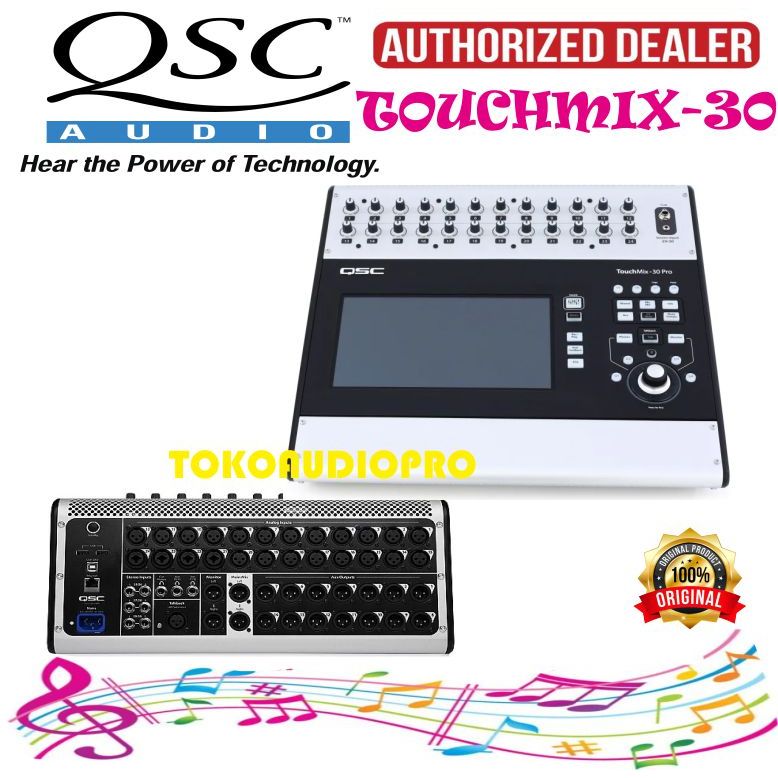 QSC TouchMix 30 Pro 30-Channel Compact Digital Mixer