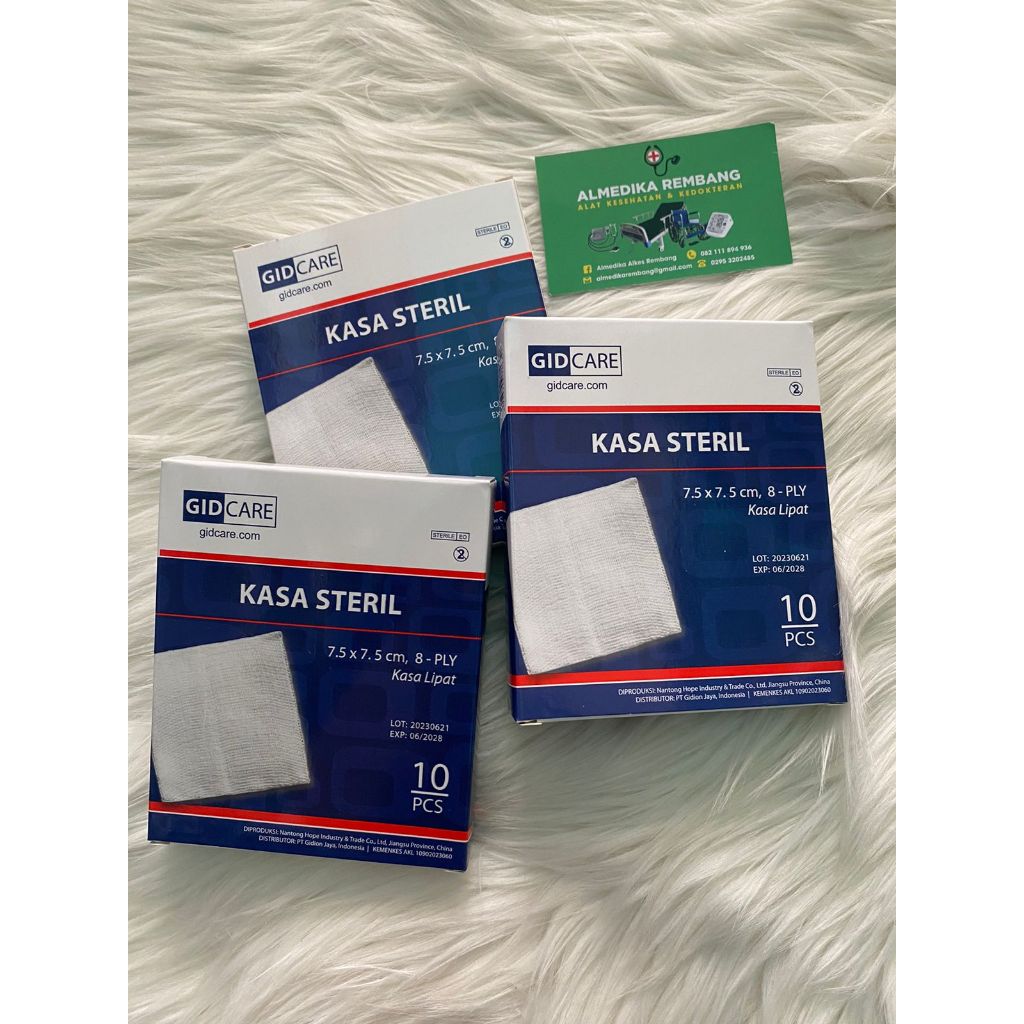 KASA STERIL 7,5 X 7,5 GIDCARE, KASA STERIL GIDCARE