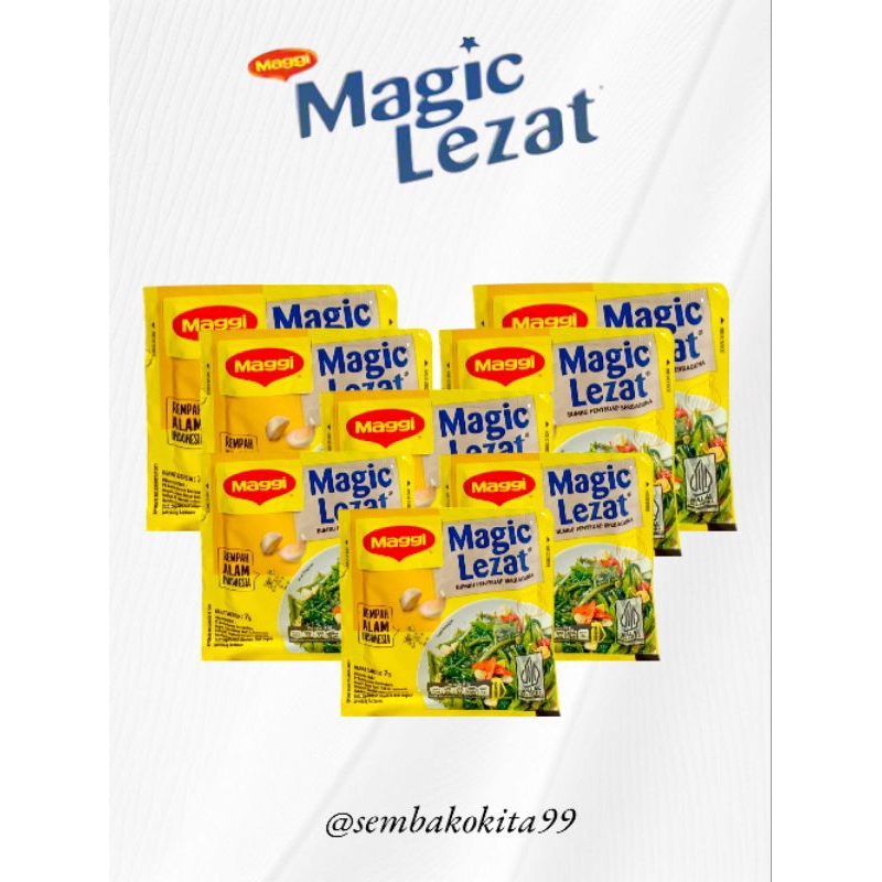 

MAGIC LEZAT Bumbu Penyedap Rasa Serbaguna 7gr x 12 Sachet