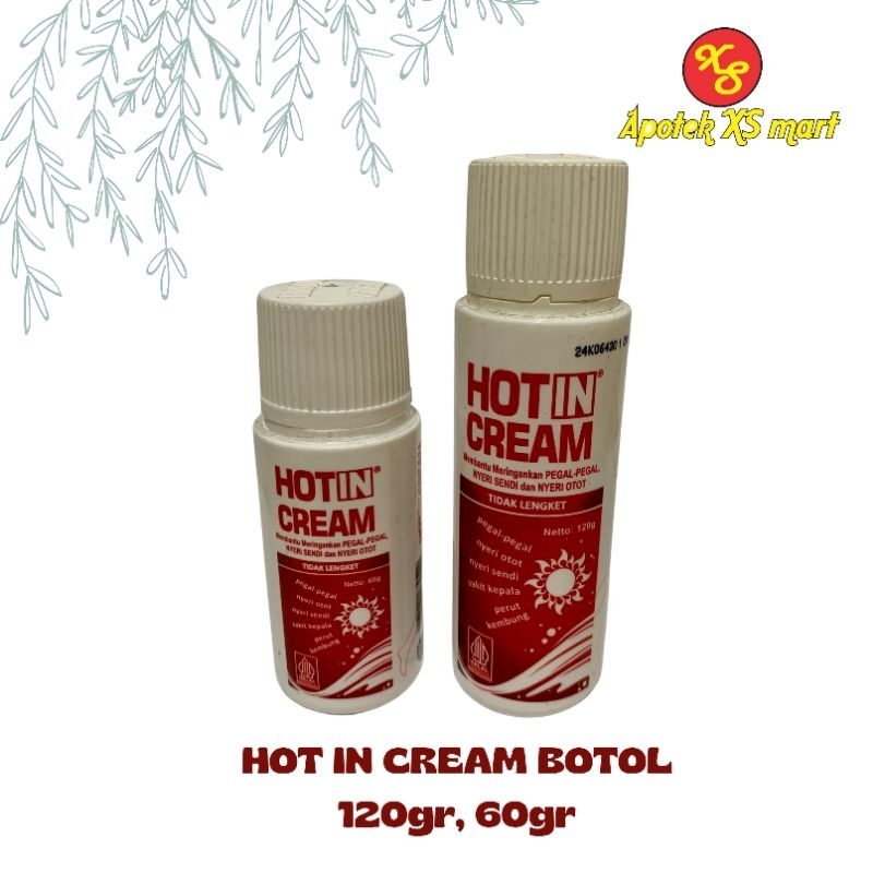 HOT IN CREAM BOTOL - MEMBANTU MEREDAKAN NYERI SENDI DAN OTOT