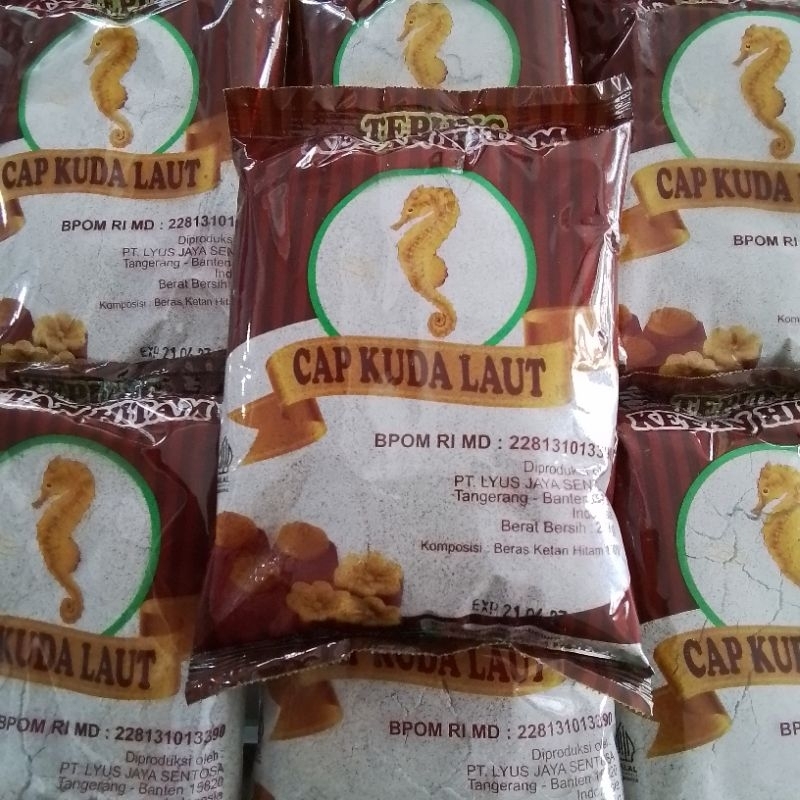 

Cap Kuda Laut Tepung Ketan Hitam 250gr
