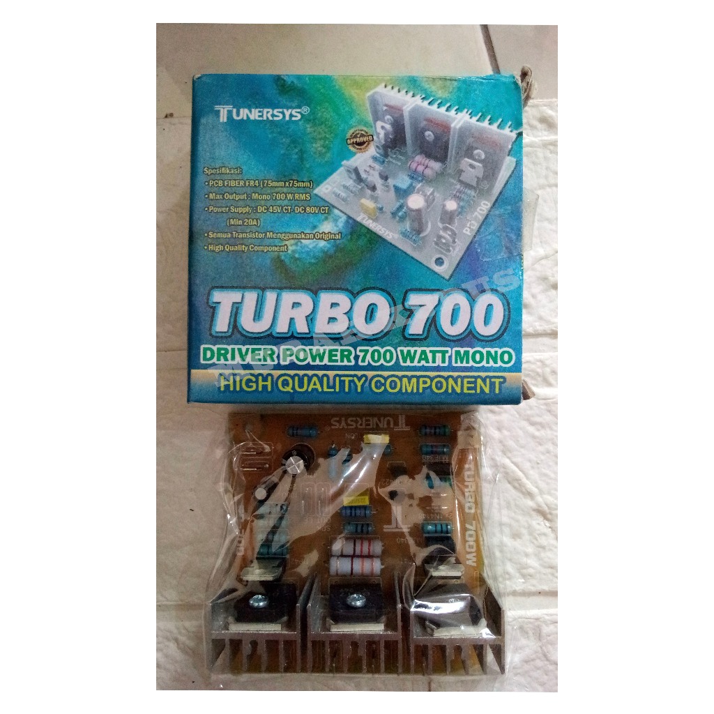 DRIVER POWER TURBO 700 WATT MONO TUNERSYS