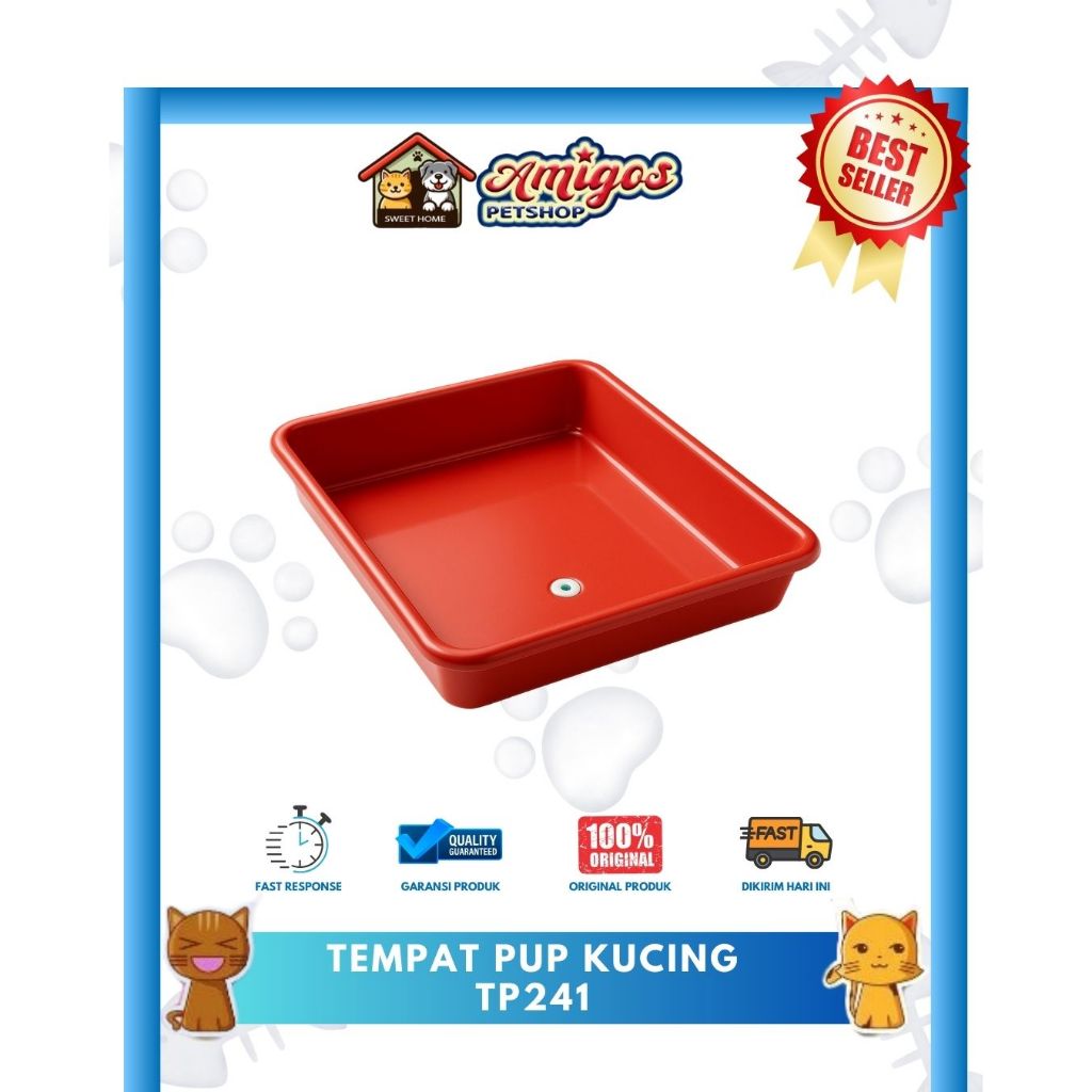 Tempat Pup Kucing (TP241) - Amigos Petshop Makassar