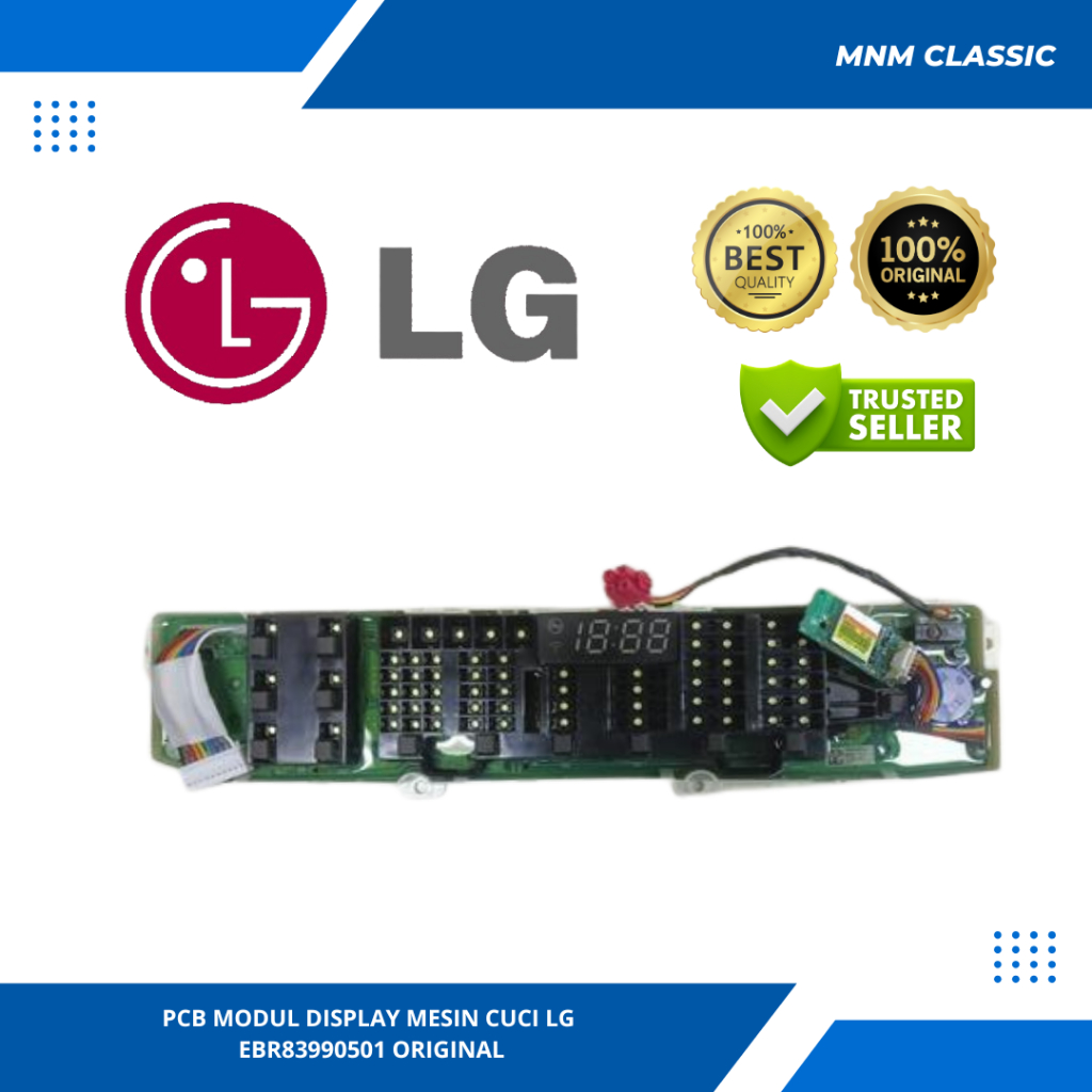 PCB MODUL DISPLAY MESIN CUCI LG T2112VSSAV EBR83990501 ORIGINAL