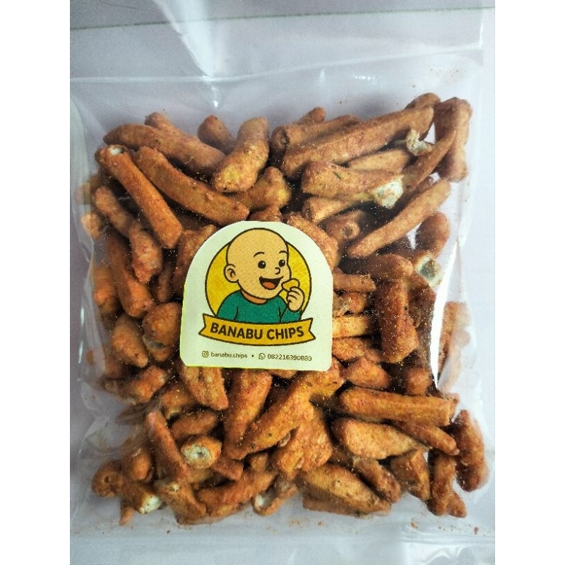 

Basreng Ikan Tenggiri Asli | 250gr | Cemilan Premium Pedas Gurih Kriuk | Banabu Chips