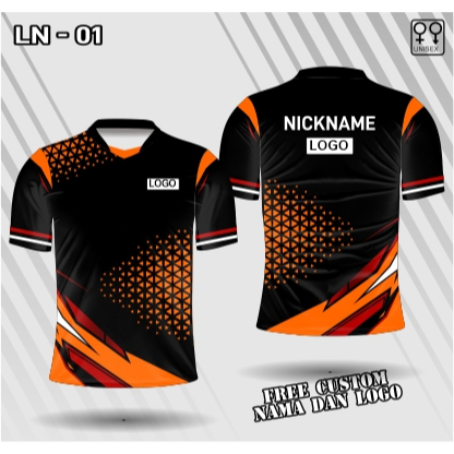 jersey badminton baju olahraga kaos badminton custom nama logo baju badminton custom
