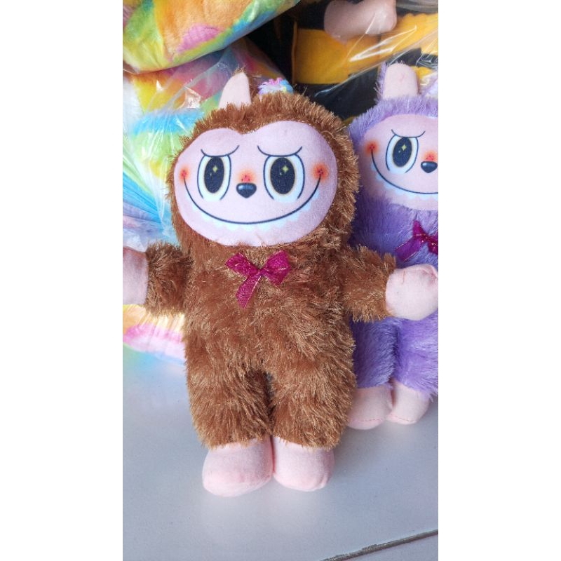 boneka Labubu labubu monster ukuran s
