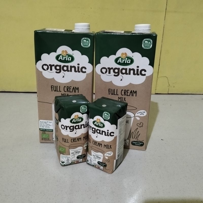 

susu Organic ARLA UHT 200 ml Full Cream