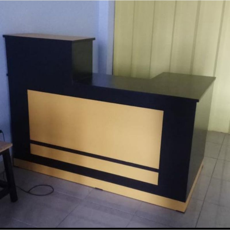 meja kasir resepsionis letter L NF14