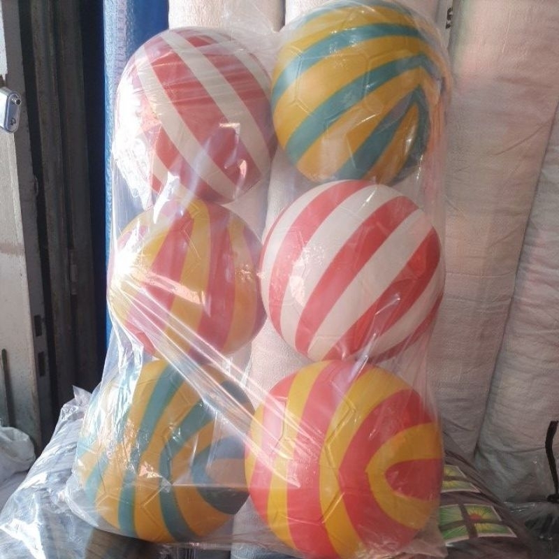 Bola plastik belang besar/kecil per bks isi 6pcs(khusus instant)
